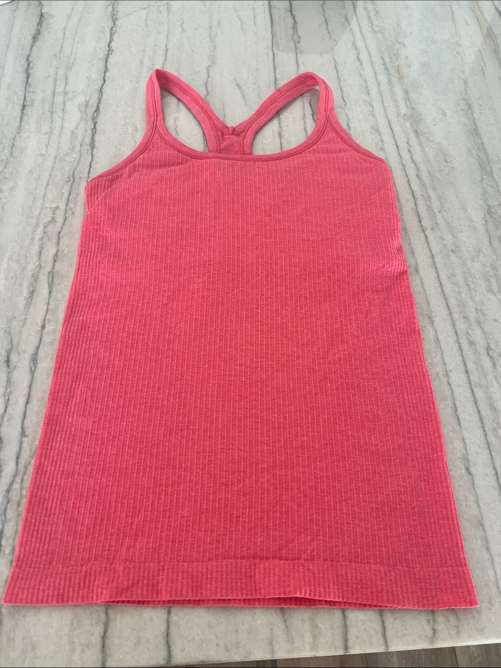 Lululemon ebb to street Women’s Ribbed Racerback Tank Top - Pink size 6